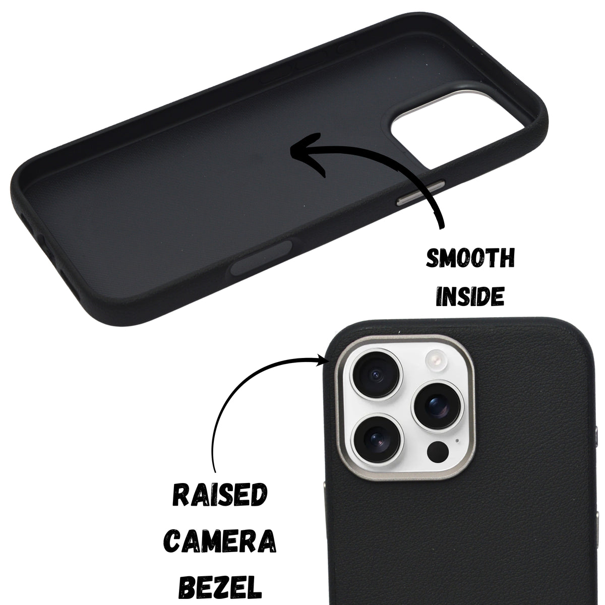 Classic Leather Texture Protective Phone Case For iPhone 16 Pro