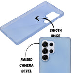 Paper Slim Translucent Matte Phone Case for Samsung S25 Ultra
