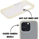 Matte Transparent Frosted with Side Border Phone Case For iPhone 15 Pro