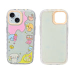 Cute Transparent Wavy Edge Phone Case for iPhone 13/ 14