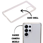 Transparent Hard Shell Phone Case for Samsung S25 Ultra