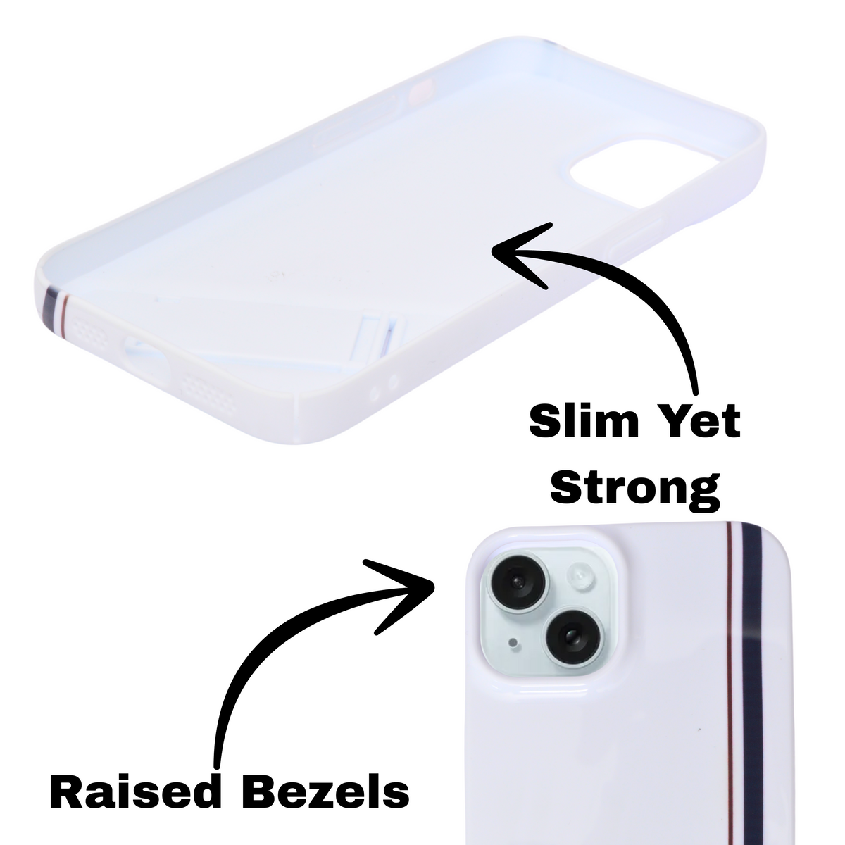 Hard Printed iPhone Case With Stand Back Cover For iPhone 13 / 14