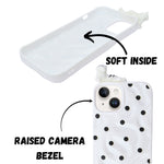 3D Cartoon Character with Polka Dots Soft Phone Case for iPhone 14 Plus/ 15 Plus