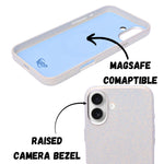Glitter Marble Rainbow Case with Sparkle Finish Cover For iPhone 16