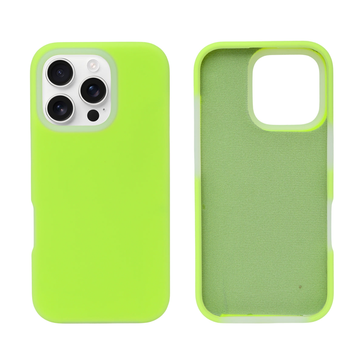 Silicone Neon Series Vibrant Phone Case for iPhone 16 Pro