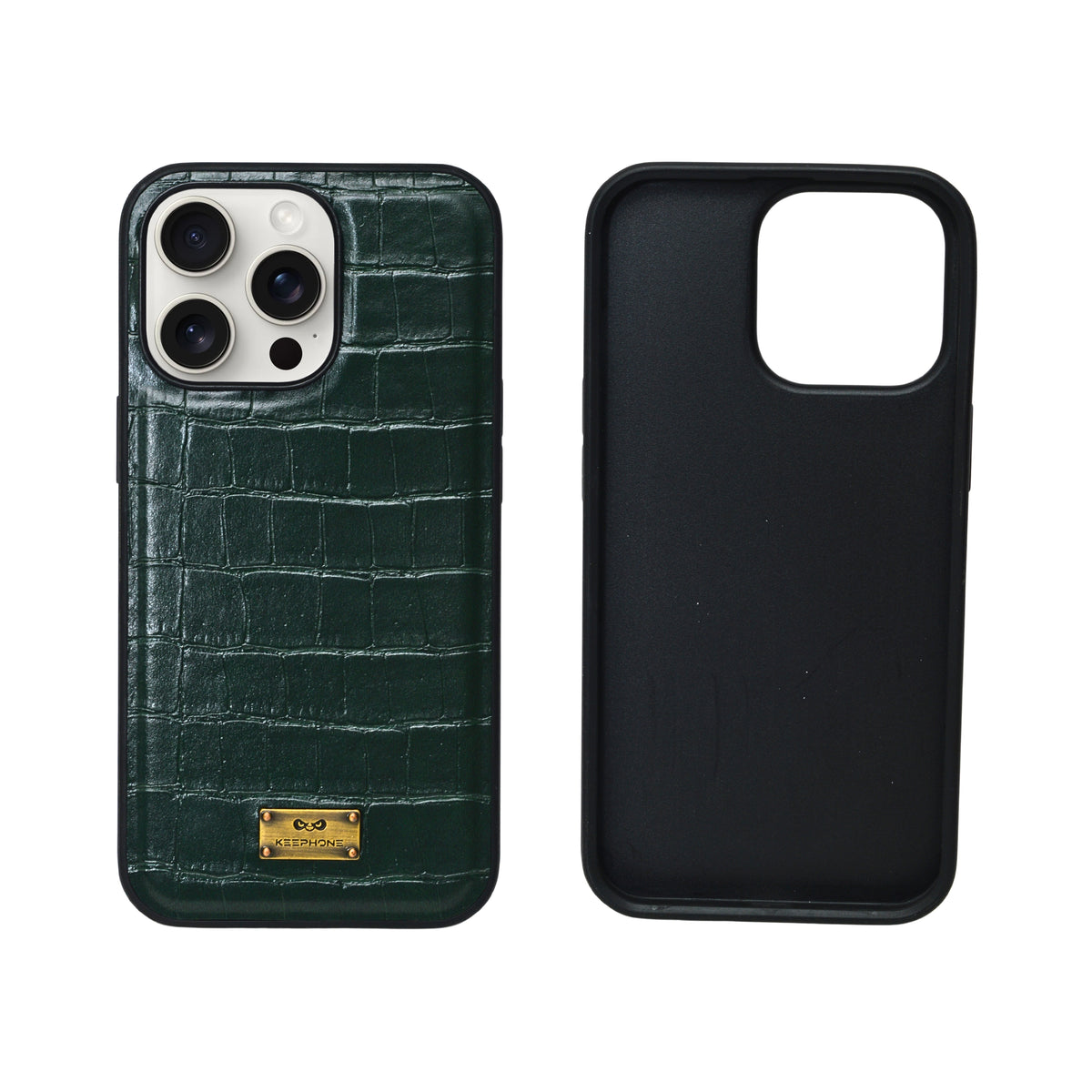 Crocodile Texture Leather Phone Case for iPhone 13 Pro