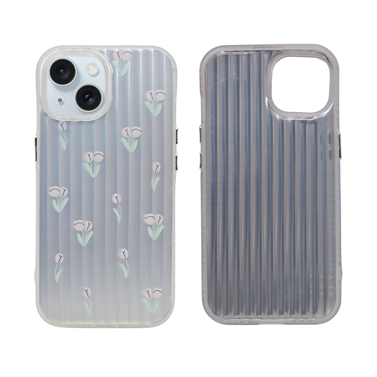Aesthetic Bow & Floral Phone Case for iPhone 15