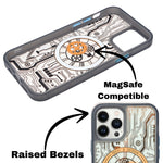 Tech Steampunk Gear Clock Design MagSafe Phone Case For iPhone 12/ 12Pro
