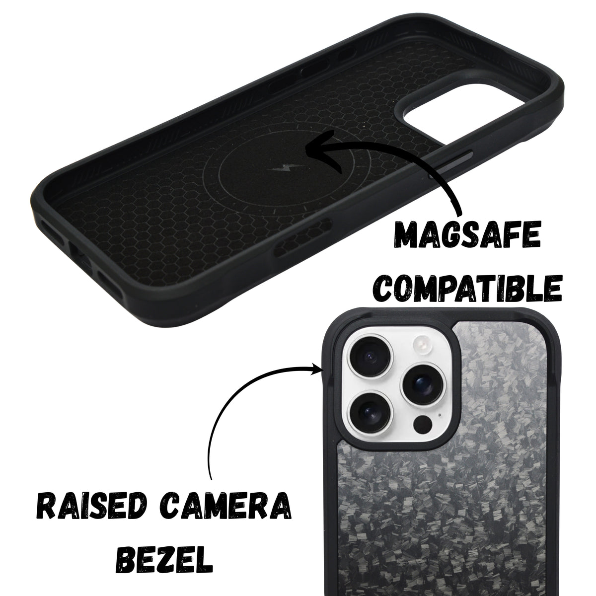 Premium Woven & Carbon Fiber Shockproof Case For iPhone 16 Pro Max