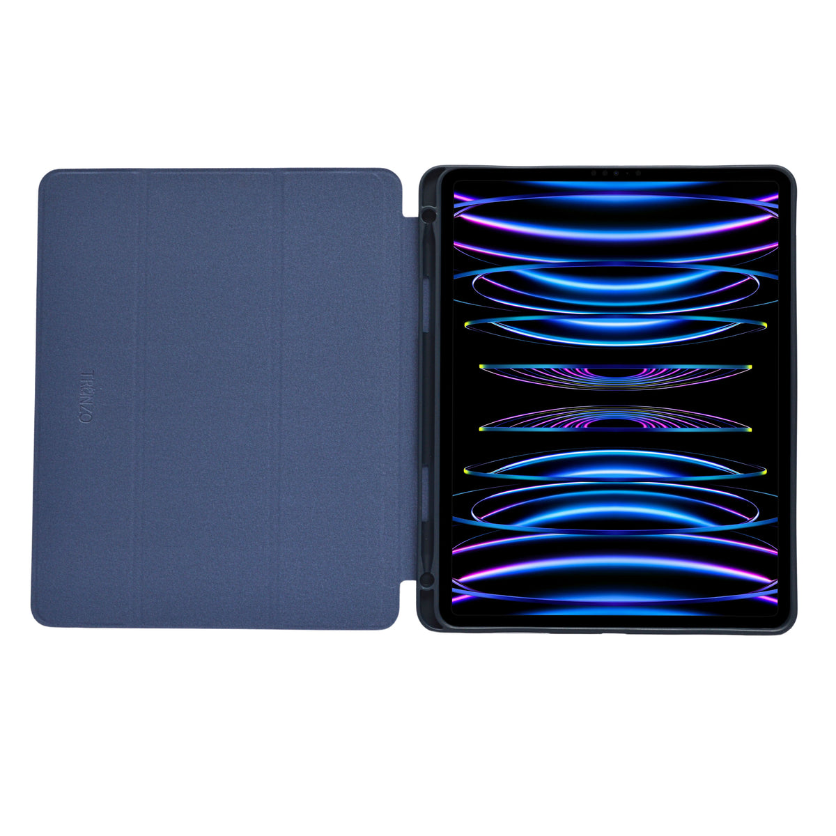 Smart Tri-Fold Stand Case with Built-In Pen Holder for iPad Pro 12.9" (2021/2022)