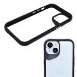 Crystal Clear with TPU Bumper Phone Case for iPhone 15