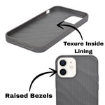 Soft Silicone Wave Texture Phone Case For iPhone 12 / 12 Pro