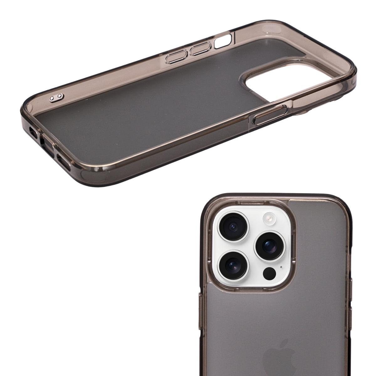 Frosted Translucent Phone Case for iPhone 15 Pro