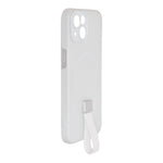 Frosty Matte with Silicone Finger Loop Phone Case for iPhone 13 / 14