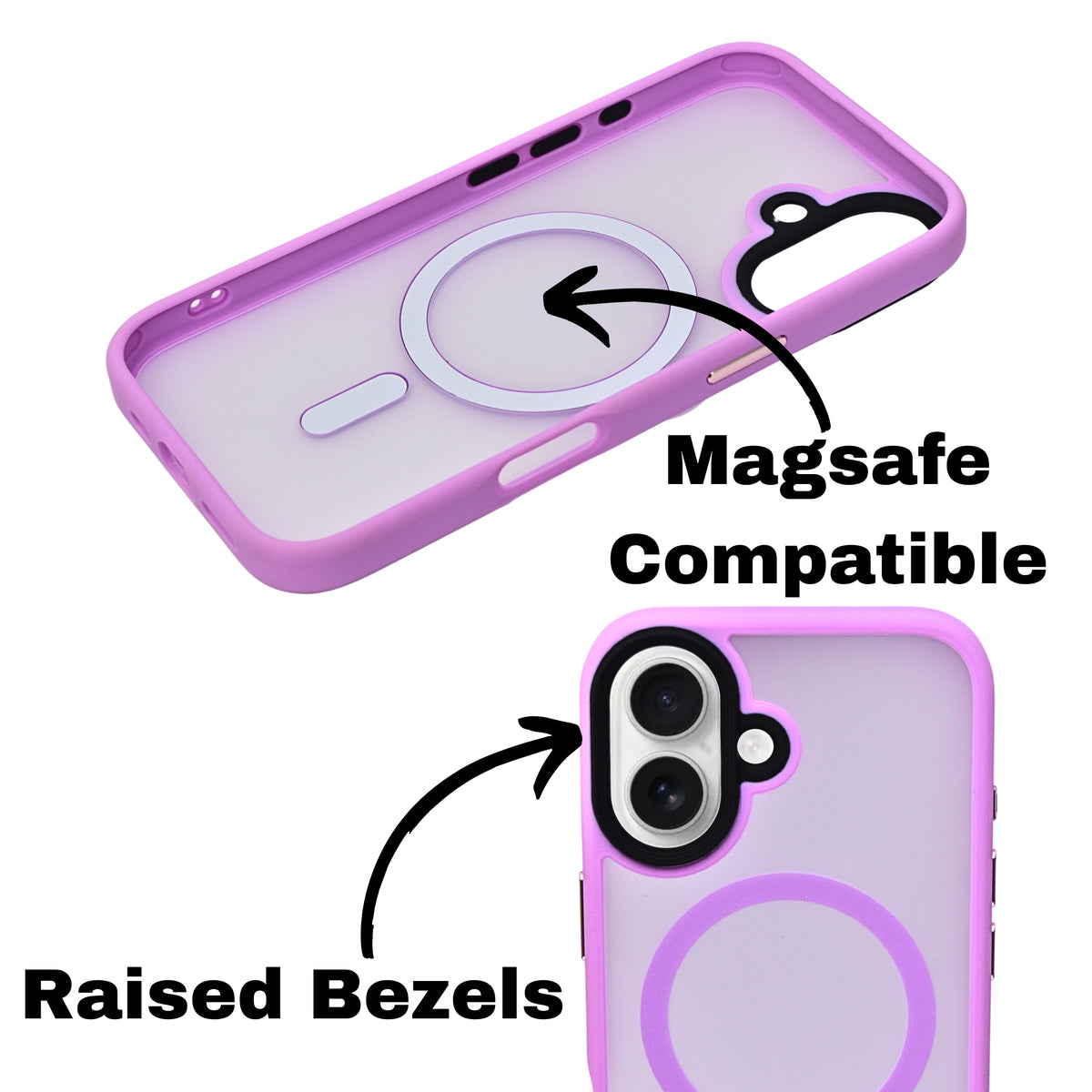 Ultimate Protection MagSafe Matt Transparent Case for iPhone 16