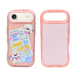 Cute Transparent Wavy Edge Phone Case for iPhone 17 Air