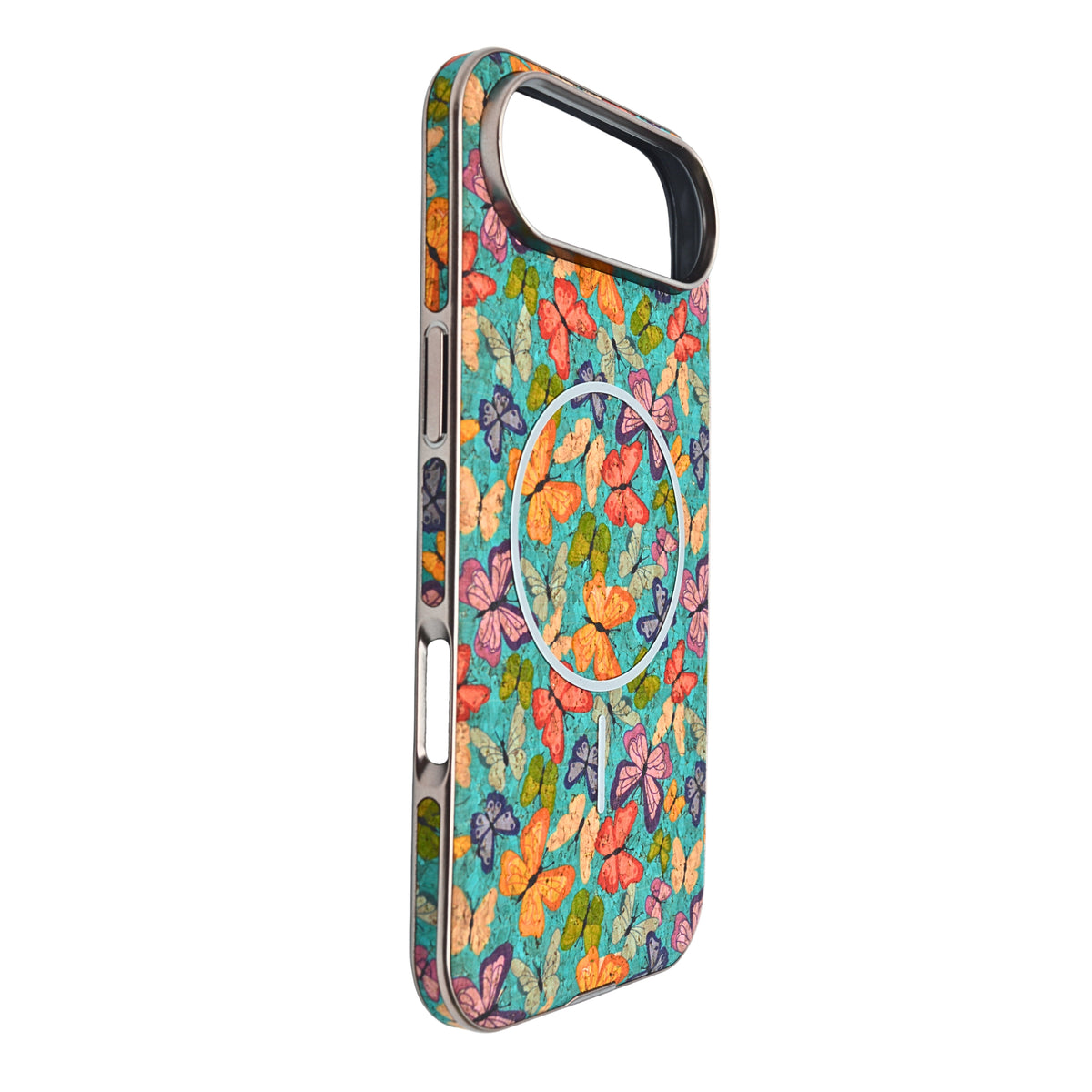 Cork Texture Printed MagSafe Compatible Phone Case for iPhone 17 Air