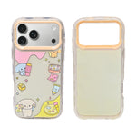 Cute Transparent Wavy Edge Phone Case for iPhone 17 Pro