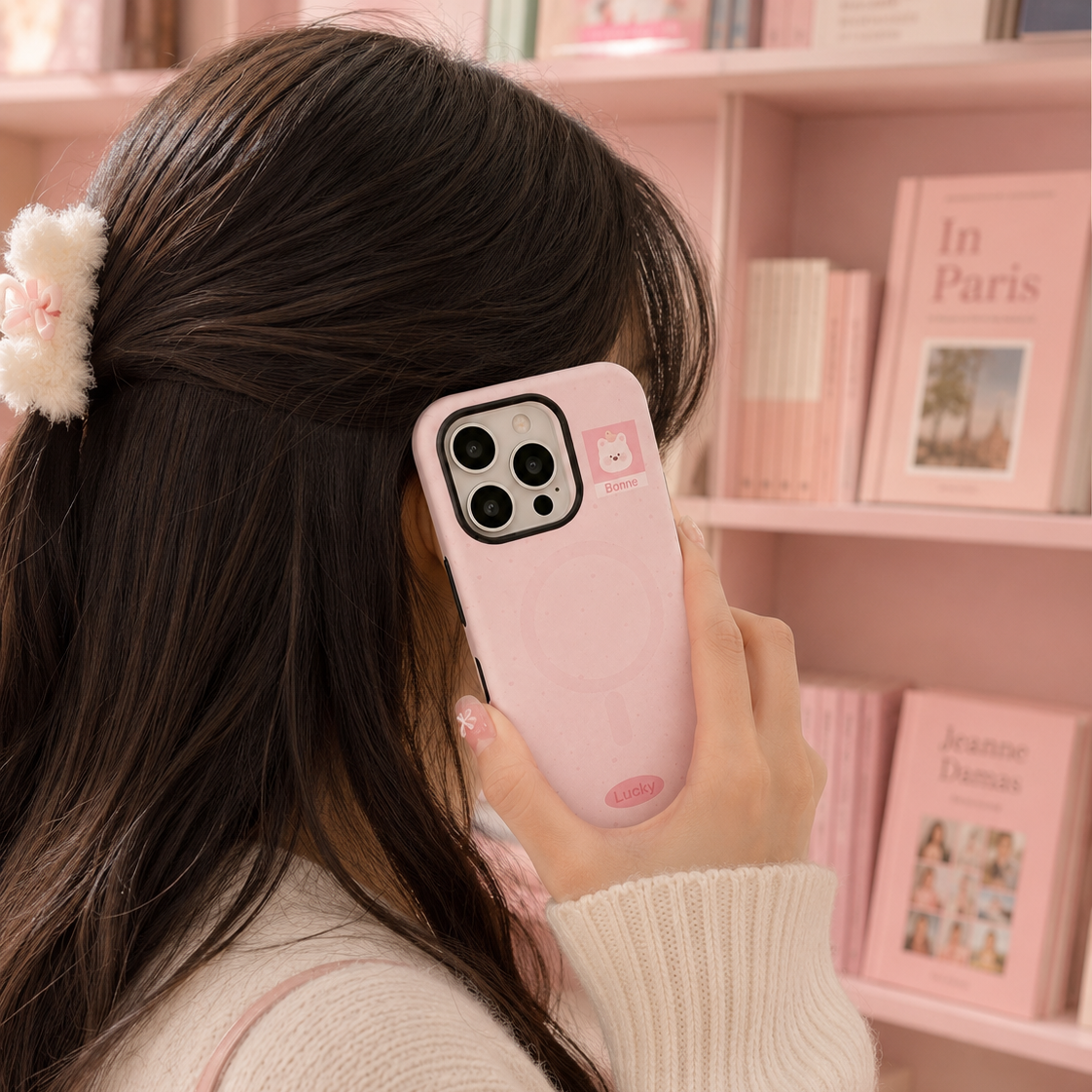Pink Bear Matte MagSafe Case