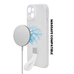 Frosty Matte with Silicone Finger Loop Phone Case for iPhone 14 Plus / 15 Plus