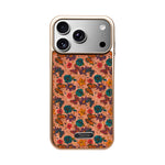 Floral Detachable MagSafe Compatible Phone Case for iPhone 17 Pro