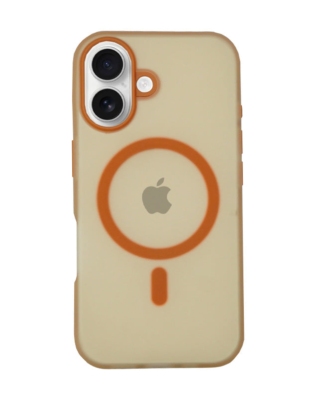 Frosted Translucent MagSafe Silicone Case for iPhone 16 Plus