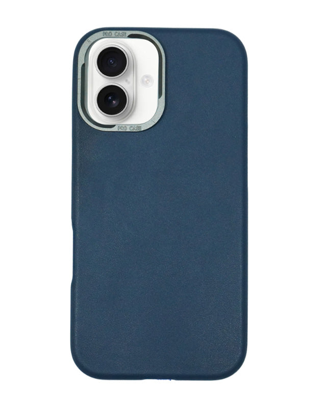 Luxury Leather MagSafe Case with Smooth Texture for iPhone