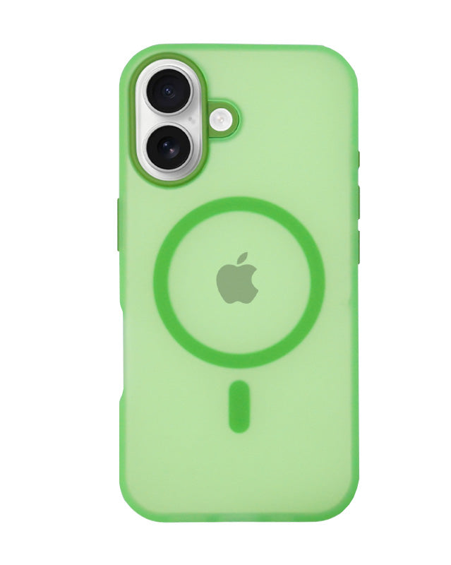 Frosted Translucent MagSafe Silicone Case for iPhone 16 Plus