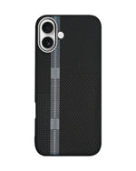 Carbon Fiber Texture Anti-Fall Protective Case for iPhone 16 Plus