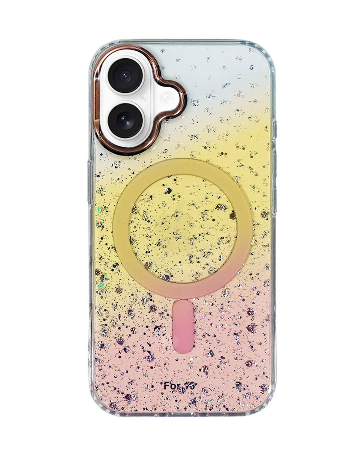 Gradient Glitter Sparkling MagSafe Compatible Protective Case for iPhone 16 Plus