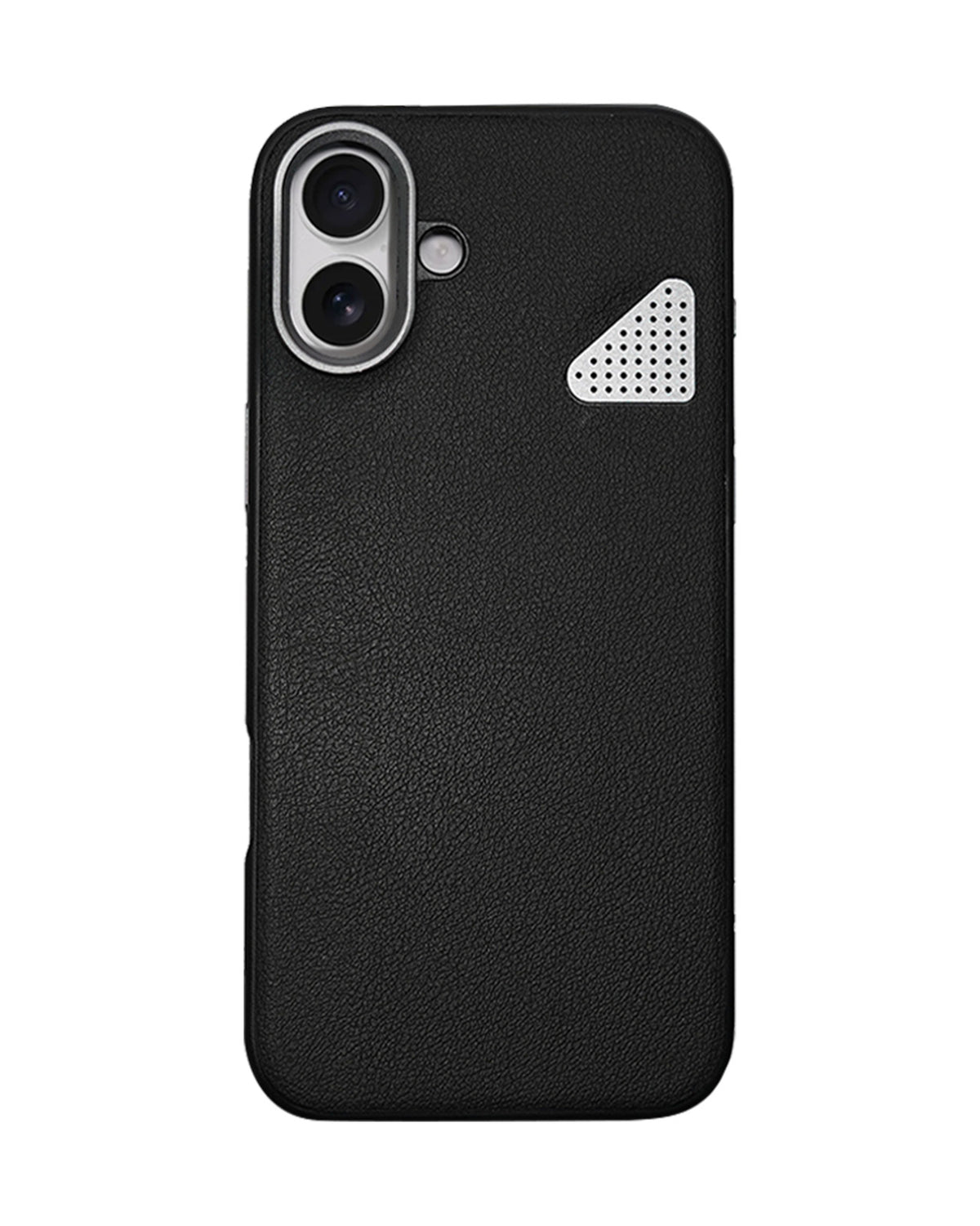 Premium Leather Heat Dissipation Protective Case for iPhone 16 Plus