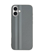 Carbon Fiber Texture Anti-Fall Protective Case for iPhone 16 Plus