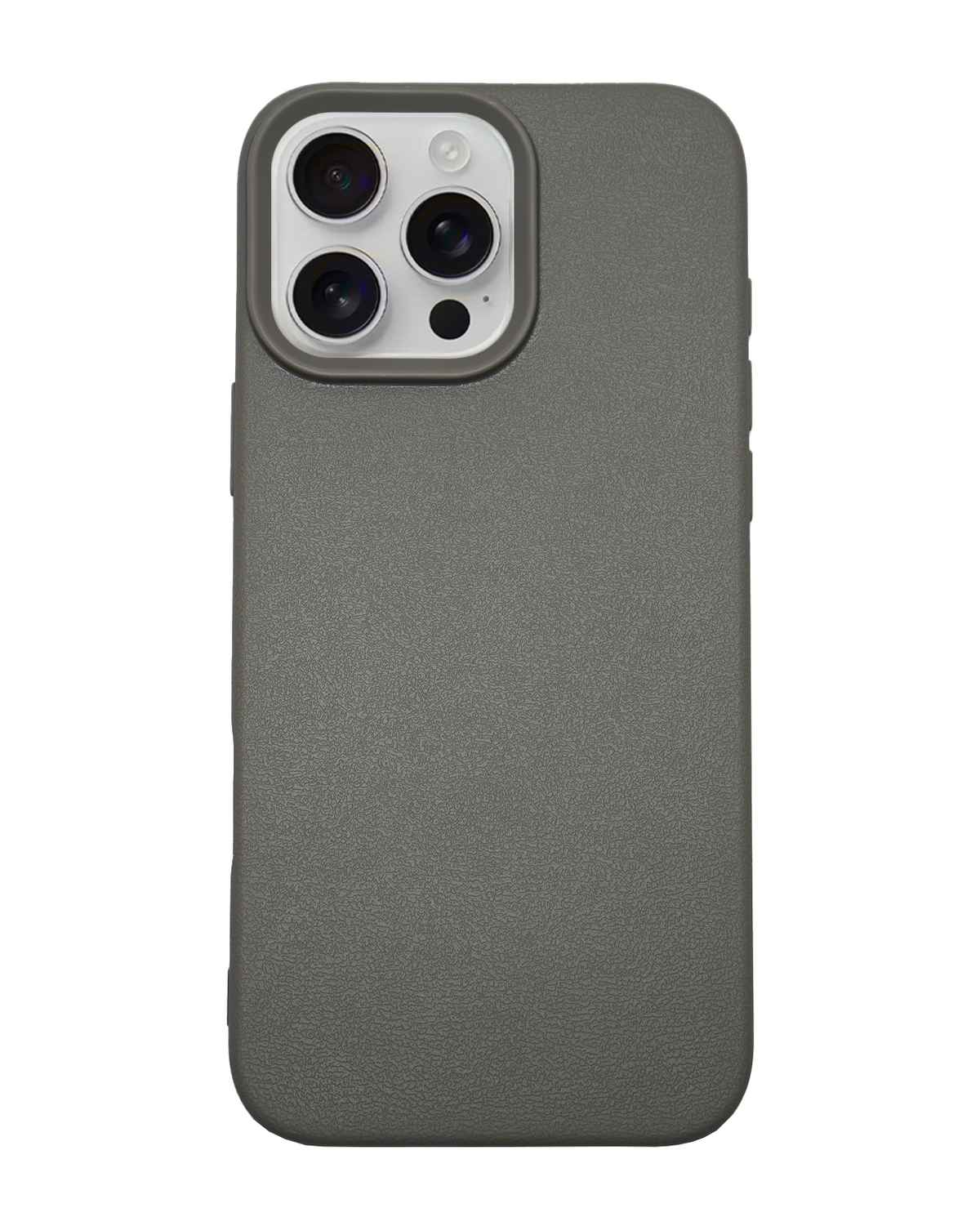 Luxury Leather Style Premium Silicone Elegant Case for iPhone 16 Pro Max