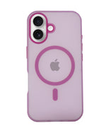 Frosted Translucent MagSafe Silicone Case for iPhone 16 Plus
