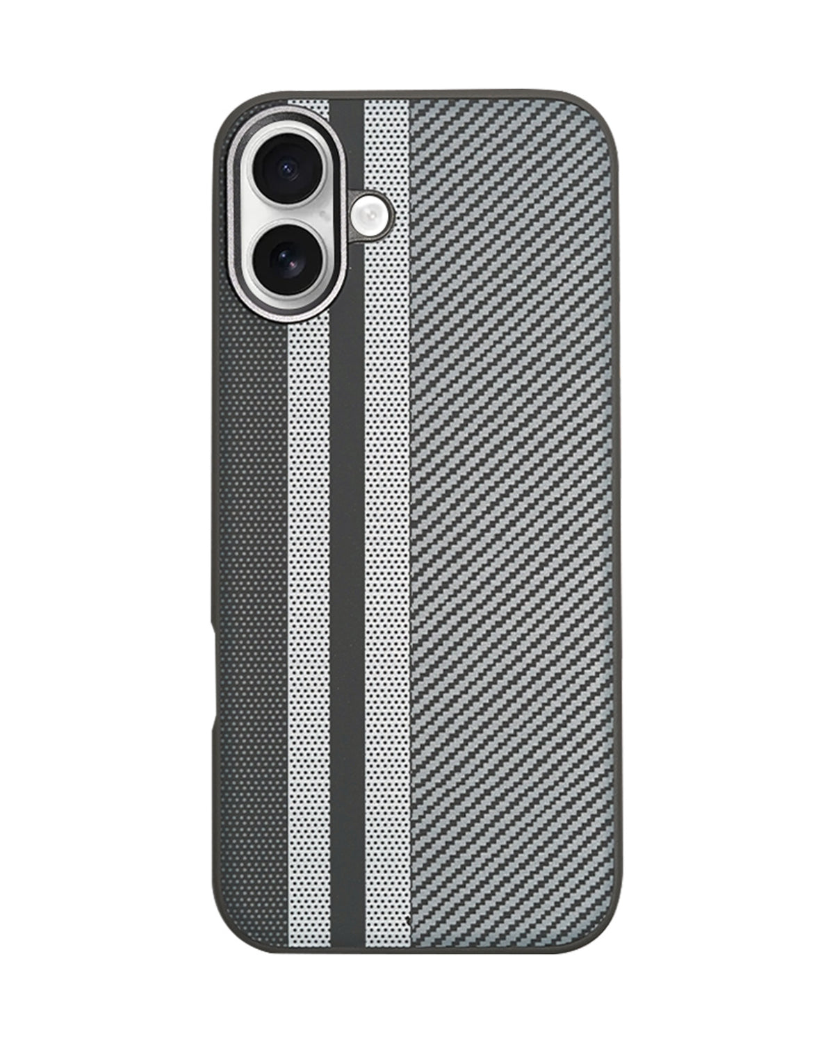 Carbon Fiber Texture Anti-Fall Protective Case for iPhone 16