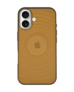 Stylish Durability Acrylic Corrugated Lines Skin Feel Case For iPhone 16