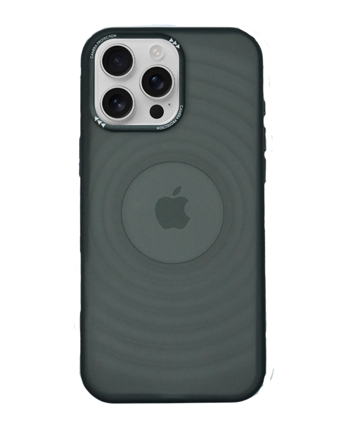 Stylish Durability Acrylic Corrugated Lines Skin Feel Case For iPhone 16 Pro Max