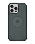 Stylish Durability Acrylic Corrugated Lines Skin Feel Case For iPhone 16 Pro Max