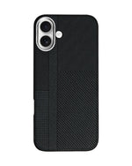 Carbon Fiber Texture Anti-Fall Protective Case for iPhone 16 Plus