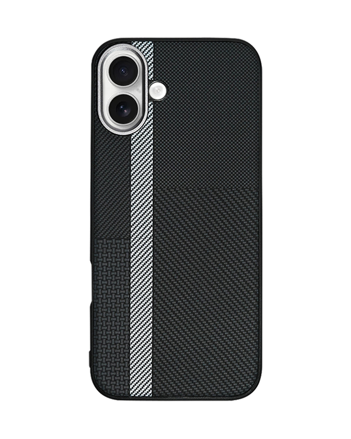 Carbon Fiber Texture Anti-Fall Protective Case for iPhone 16