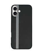 Carbon Fiber Texture Anti-Fall Protective Case for iPhone 16 Plus