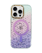 Gradient Glitter Sparkling MagSafe Compatible Protective Case for iPhone 16 Pro Max