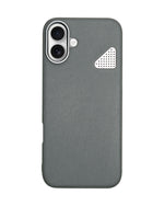 Premium Leather Heat Dissipation Protective Case for iPhone 16 Plus
