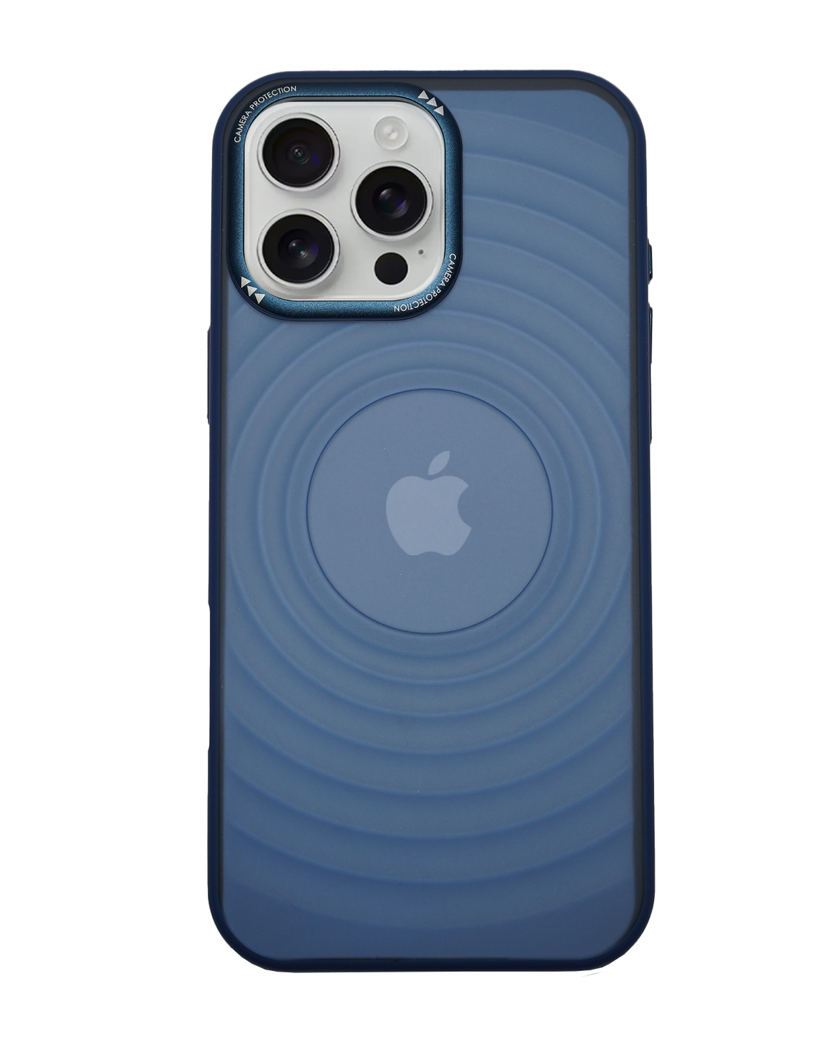 Stylish Durability Acrylic Corrugated Lines Skin Feel Case For iPhone 16 Pro Max