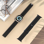 Soft Silicone Sport Wristband Replacement iWatch Strap for 49mm (Ultra 2/Ultra), 45mm, 44mm, 42mm – Compatible with Series 10/9/8/7/6/5/4/3/2/1/SE