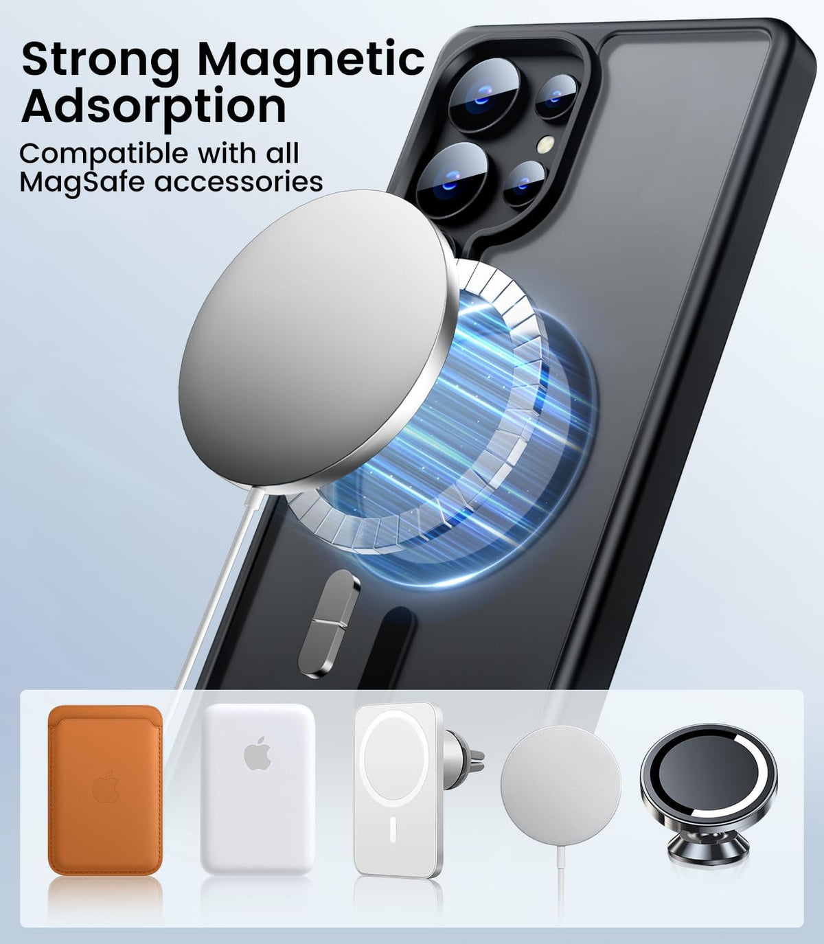 Matte Finish MagSafe Slim & Stylish Case for Samsung Galaxy S25 Ultra