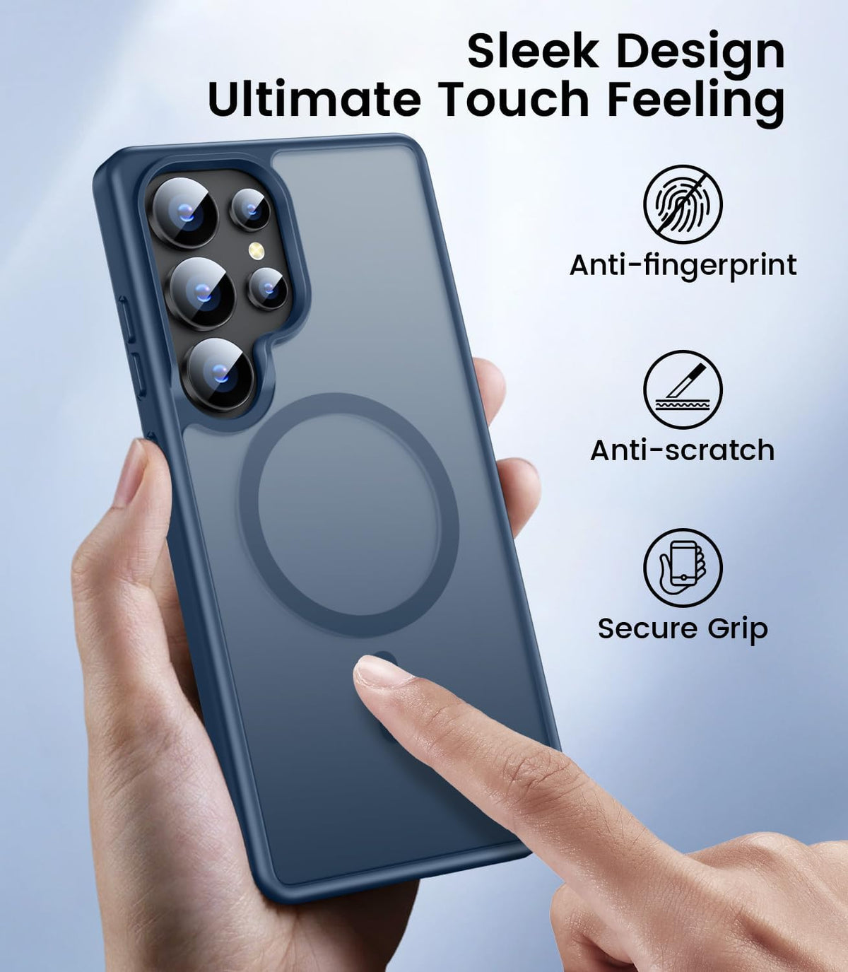 Matte Finish MagSafe Slim & Stylish Case for Samsung Galaxy S25 Ultra