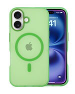 Frosted Translucent MagSafe Silicone Case for iPhone 16 Plus