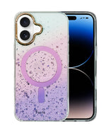 Gradient Glitter Sparkling MagSafe Compatible Protective Case for iPhone 16 Plus