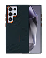 Stylish Matte Finish Carbon Fiber Kevlar Case for Samsung Galaxy S24 Ultra